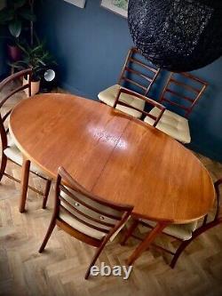 Mcintosh Set Of six Dining Chairs Vintage Mid Century Retro Delivery