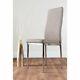 Metro Lane Absolon Upholstered Dining Chair (set Of 4) Cappuccino