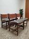 Mid Century Dining Chairs Set Of 4 Retro Chairs Teak & Vinyl Vintage Delivery