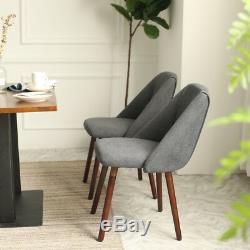 Modern Fabric Upholstered Armchair Accent Tub Chair Living Room Home Office Grey