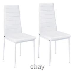 Modern Kitchen Dining Room Chair Furniture Set of 2/4 Dining Chairs Faux Leather