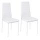 Modern Kitchen Dining Room Chair Furniture Set Of 2/4 Dining Chairs Faux Leather