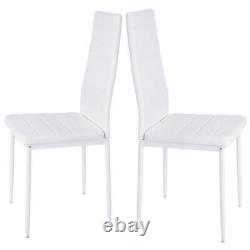 Modern Kitchen Dining Room Chair Furniture Set of 2/4 Dining Chairs Faux Leather