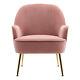 Modern Velvet Fabric Wingback Tub Chair Fireside Armchair Sofa Ottoman Footstool