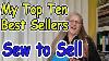 My Top Ten Best Sellers Sew To Sell Handmade Rescued Upholstery Fabric Bags Totes And More