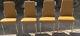 New 4 X Wayfair Mustard Upholstered Dining Chairs Very Nice Good Quality Stack