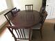 Nathan Extending Dining Table And Six Upholstered Chairs