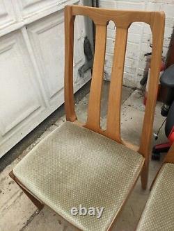 Nathan teak dining chairs x 4 Gloucester