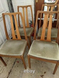 Nathan teak dining chairs x 4 Gloucester