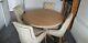 Neptune Henley Dining Table & 4 Upholstered Chairs. Used Condition