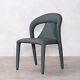 Ocean Green Fully Upholstered Dining Chair Faux Leather Easy Clean