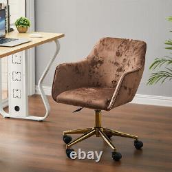 Office Computer Desk Chair Home Chairs with Back Support for Study Velvet Swivel