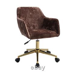 Office Computer Desk Chair Home Chairs with Back Support for Study Velvet Swivel