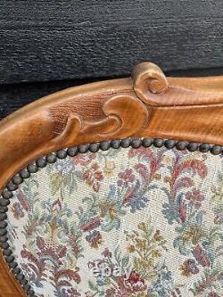 Pair Of Victorian Style Spoon Back Nursing Chairs For Upholstery