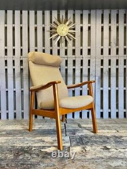 Pair X2 Cintique Teak Armchairs Chairs Vintage Retro Mid Century