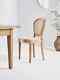 Pair Of Cox & Cox Cleo Oak Dining Chairs Rrp £850 Delivery Possible