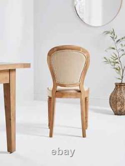 Pair of Cox & Cox CLEO Oak Dining Chairs RRP £850 DELIVERY POSSIBLE