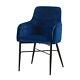 Pair Of Velvet Accent Armchair Lounge Dining Chairs Upholstered Home Living Room