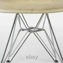Parchment Herman Miller Vintage Original Eames Upholstered DSR Dining Side Chair