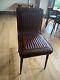 Retro Vintage Industrial Leather Dining Chairs X 4