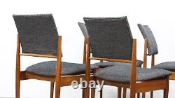 Robert Heritage for Archie Shine Herringbone Upholstered Dining Chairs