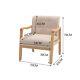 Rocking Chair Recliner Armchair Velvet Upholstered Single Sofa Solid Wood Frame
