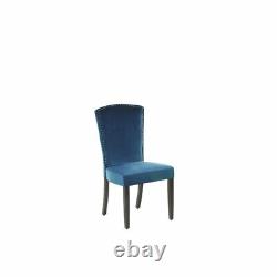 Rosdorf Park Thomason Upholstered Dining Chair (Set of 2) Blue