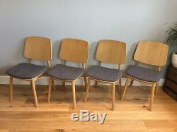 Says Who For John Lewis'Why' Set of 4 Danish Design Upholstered Dining Chairs