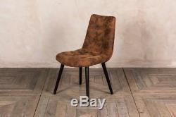 Scandinavian Style Dining Chair Upholstered Fabric And Leather Chairs