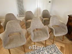 Set Of 6 Modern Upholstered Dining chairs