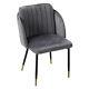 Set Of 1/2/4/6 Dining Chairs Meeting Chair Armchair Padded Seat With Arms Back