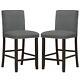 Set Of 2 Bar Stools Upholstered Bar Chairs Pub Stool Chair Kitchen Dining Chair