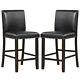 Set Of 2 Bar Stools Upholstered Bar Chairs Pub Stool Chair Kitchen Dining Chair