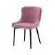 Set Of 2 Luxury Dining Chairs Velvet Fabric & Diamond Stitching Kitchen Lounge