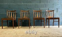 Set of 4 vintage Mid 20th Century G plan Brasilia Teak Wood Dining Chairs