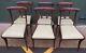 Set Of 6 Antique William Iv Mahogany-framed Dining Chairs With Upholstered Seats