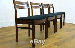 Set of 6 Mid Century Vintage Dining Chairs by White and Newton Newly upholstered