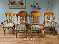 Set of 6 Upholstered Dining Chairs