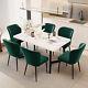 Set Of 6 Velvet Dining Chairs Upholstered Home Office Restaurant Kitchen Chairs