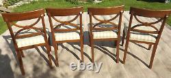 Set of Four Excellent Antique Regency Dining Chairs