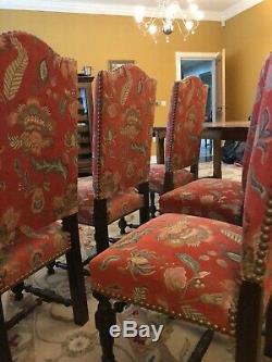 Six Matching, Elegant Upholstered Dining Chairs. There Are 12 Available