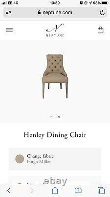 Six Neptune Henley Dining Upholstered Chairs