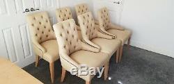 Six Neptune Henley Dining Upholstered Chairs. Good conditionDELIVERY AVAILABLE