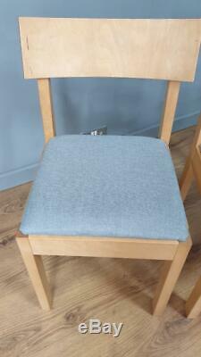 Smashing Set of Four Dining Chairs Re-upholstered