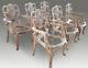 Stunning Dining Chairs Sets 8,10,12,14,16,18 To French Polished And Upholstered