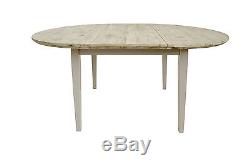 Stunning large round extended kitchen dining table and chairs, oval kitchen table