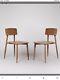 Swoon Set Of 4 Southwark Jupiter Dining Chairs In Light Mango Wood