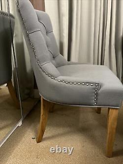 The Cotswold Company -Primrose Upholstered Button Back Chair, Excel Condition