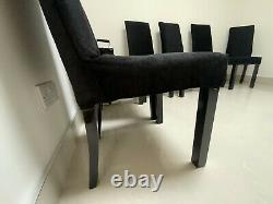 Upholstered Black Dining Chairs