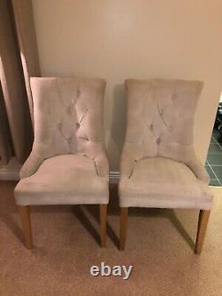 Upholstered Dining Chairs (NEXT) X 4